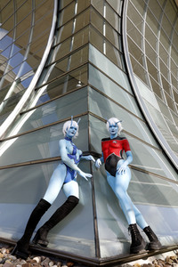GEEK ART: Andorianer / Andorian Bodypainting