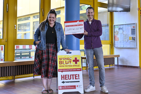 Pressetermin zum Weltblutspendetag in Köln