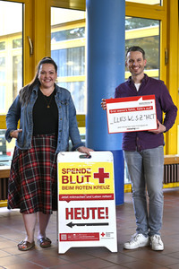 Pressetermin zum Weltblutspendetag in Köln