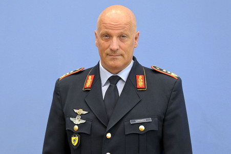Bundespressekonferenz Air Defender in Berlin