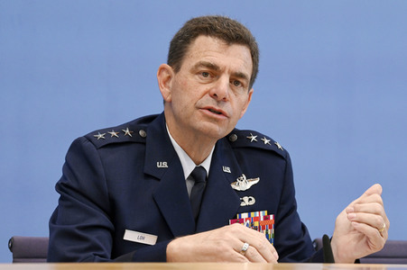 Bundespressekonferenz Air Defender in Berlin