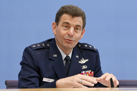 Bundespressekonferenz Air Defender in Berlin