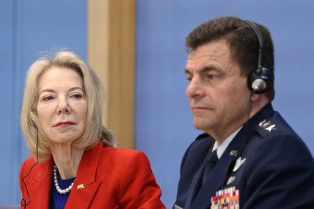 Bundespressekonferenz Air Defender in Berlin