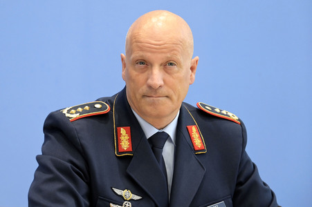 Bundespressekonferenz Air Defender in Berlin