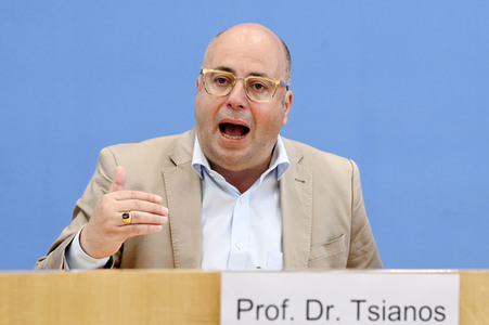 Bundespressekonferenz Leitlinien für eine gemeinsame europäische Asylpolitik in Berlin
