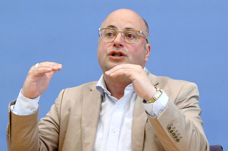 Bundespressekonferenz Leitlinien für eine gemeinsame europäische Asylpolitik in Berlin