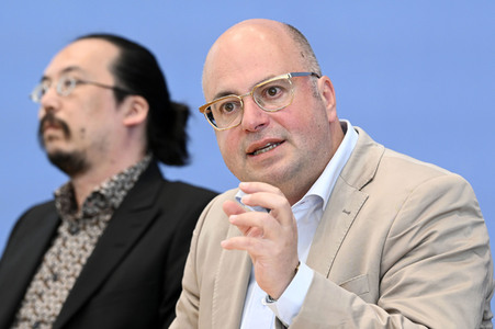 Bundespressekonferenz Leitlinien für eine gemeinsame europäische Asylpolitik in Berlin