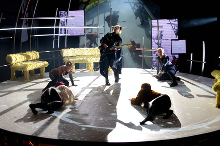 Theaterprobe 'Planet B' in Berlin
