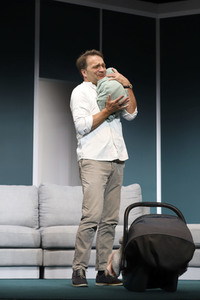 Theaterprobe 'Drei Männer und ein Baby' in Hamburg