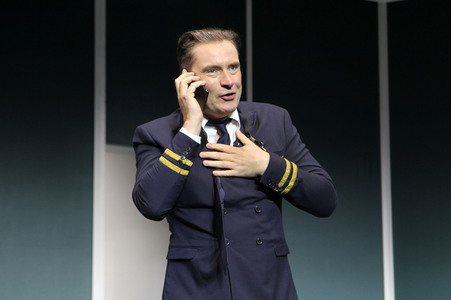 Theaterprobe 'Drei Männer und ein Baby' in Hamburg