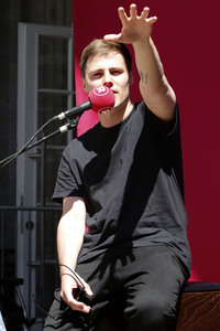 Pressetermin mit Tom Gregory in Hamburg