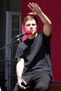 Pressetermin mit Tom Gregory in Hamburg