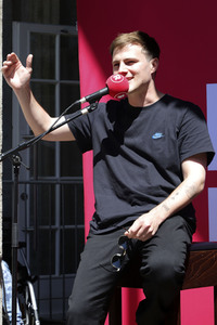Pressetermin mit Tom Gregory in Hamburg