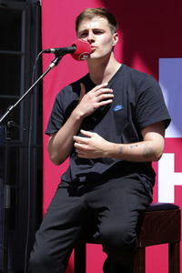 Pressetermin mit Tom Gregory in Hamburg