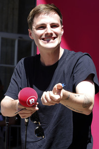 Pressetermin mit Tom Gregory in Hamburg