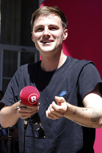 Pressetermin mit Tom Gregory in Hamburg