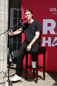 Pressetermin mit Tom Gregory in Hamburg