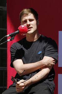 Pressetermin mit Tom Gregory in Hamburg