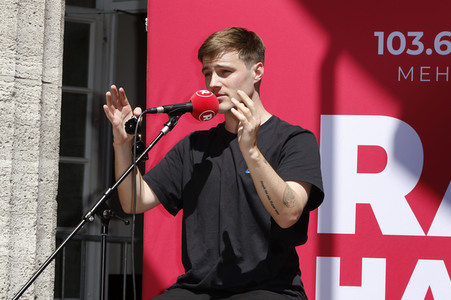 Pressetermin mit Tom Gregory in Hamburg