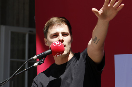 Pressetermin mit Tom Gregory in Hamburg