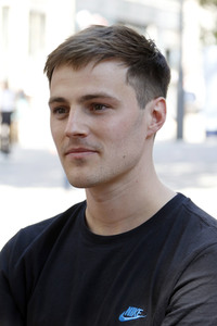 Pressetermin mit Tom Gregory in Hamburg