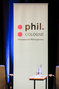 Robert Habeck und Peter Sloterdijk auf der phil.Cologne 2023 in Köln