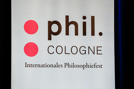 Robert Habeck und Peter Sloterdijk auf der phil.Cologne 2023 in Köln