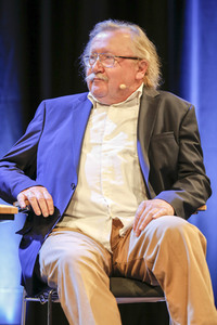 Robert Habeck und Peter Sloterdijk auf der phil.Cologne 2023 in Köln