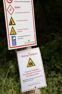Waldbrand in Jüterbog