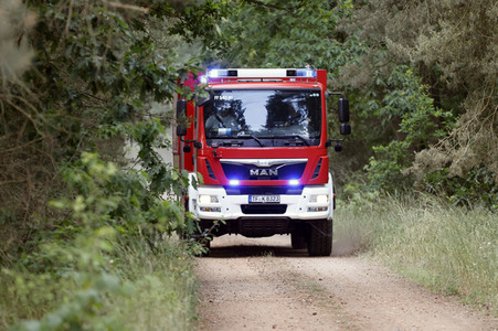Waldbrand in Jüterbog