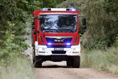 Waldbrand in Jüterbog