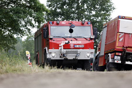 Waldbrand in Jüterbog