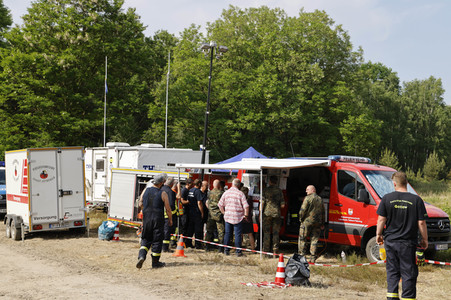 Waldbrand in Jüterbog