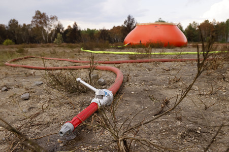 Waldbrand in Jüterbog