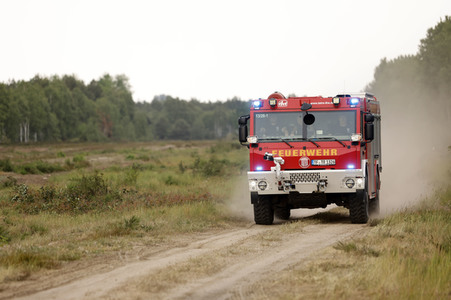 Waldbrand in Jüterbog