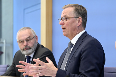 Bundespressekonferenz Cybersecurity in Berlin