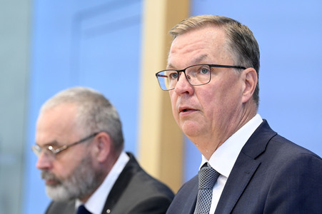 Bundespressekonferenz Cybersecurity in Berlin
