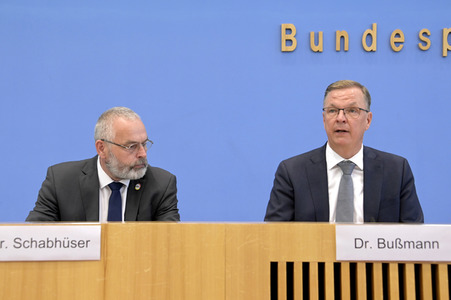 Bundespressekonferenz Cybersecurity in Berlin