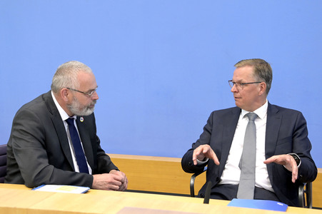 Bundespressekonferenz Cybersecurity in Berlin