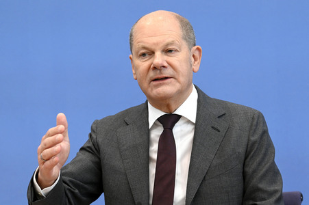 Bundespressekonferenz Vorstellung der Nationalen Sicherheitsstrategie in Berlin