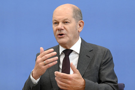 Bundespressekonferenz Vorstellung der Nationalen Sicherheitsstrategie in Berlin