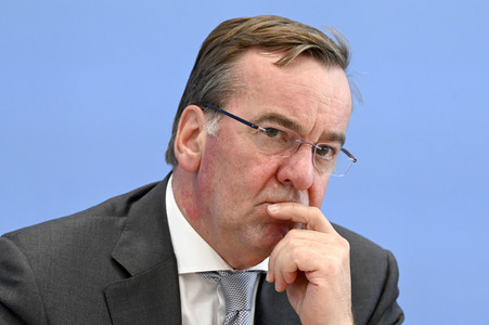 Bundespressekonferenz Vorstellung der Nationalen Sicherheitsstrategie in Berlin