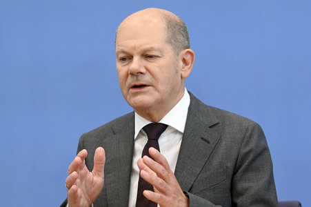 Bundespressekonferenz Vorstellung der Nationalen Sicherheitsstrategie in Berlin