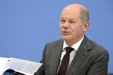 Bundespressekonferenz Vorstellung der Nationalen Sicherheitsstrategie in Berlin