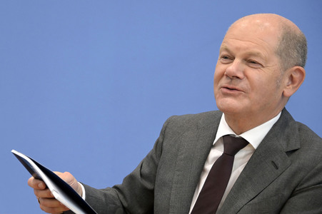 Bundespressekonferenz Vorstellung der Nationalen Sicherheitsstrategie in Berlin