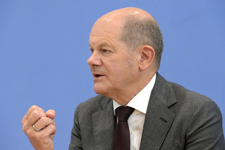 Bundespressekonferenz Vorstellung der Nationalen Sicherheitsstrategie in Berlin