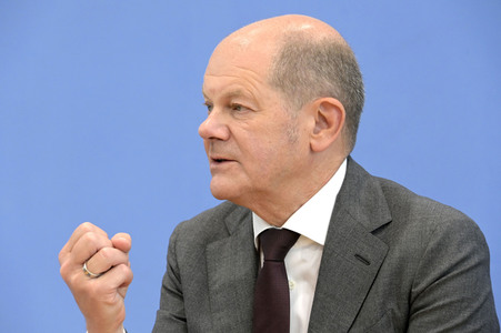 Bundespressekonferenz Vorstellung der Nationalen Sicherheitsstrategie in Berlin