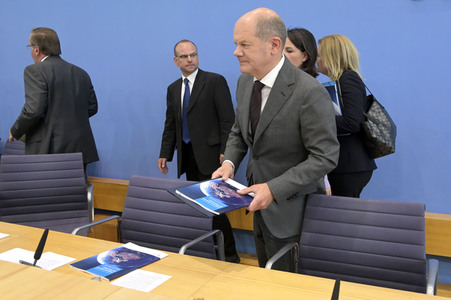 Bundespressekonferenz Vorstellung der Nationalen Sicherheitsstrategie in Berlin