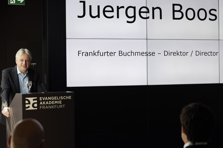 Pressekonferenz der Frankfurter Buchmesse in Frankfurt