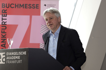 Pressekonferenz der Frankfurter Buchmesse in Frankfurt